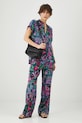 Nohavice dámske wide leg z viskózy viac farieb RS25.SPD072 viacfarebná RS25