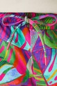 Spodnie dresowe bawełniane damskie z elastanem wzorzyste kolor multicolor multicolor RS25.SPD092