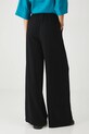 Medicine pantaloni in lino misto nero RS25.SPD901