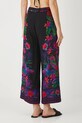 Odzież Spodnie damskie culottes wzorzyste kolor czarny RS25.SPDA01 czarny
