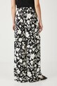 Spodnie damskie wide leg wzorzyste RS25.SPDB06 czarny RS25