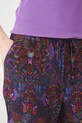 Spodnie damskie wide leg wzorzyste kolor multicolor multicolor RS25.SPDC00