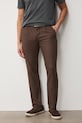 Oblečení Lněné kalhoty pánské s páskem, melanž hnědá barva RS25.SPM061 hnědá
