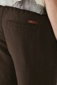 Medicine pantaloni din amestec de in maro RS25.SPM081