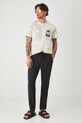 Medicine pantaloni din amestec de in RS25.SPM081 negru RS25