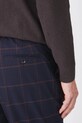 Spodnie męskie slim w kratę kolor granatowy granatowy RS25.SPM108