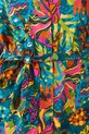 Sukienka damska midi z paskiem z wiskozy kolor multicolor RS25.SUD076 multicolor