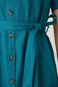 Lanena haljina Medicine tirkizna RS25.SUD080