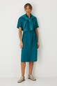 Lanena haljina Medicine RS25.SUD080 tirkizna