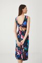 Medicine vestito in cotone midi nero RS25.SUD093