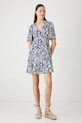 Šaty dámské mini, se vzorem tmavomodrá barva RS25.SUD094 námořnická modř RS25