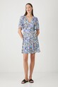 Sukienka damska mini w kwiaty kolor multicolor RS25.SUD094 multicolor RS25