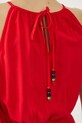 Medicine vestito con aggiunta di lino RS25.SUDB01 rosso