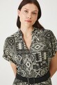 Medicine rochie din amestec de in negru RS25.SUDB07