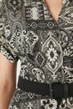 Medicine rochie din amestec de in RS25.SUDB07 negru
