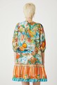 Odzież Sukienka bawełniana damska mini z fakturą kolor multicolor RS25.SUDB17 multicolor