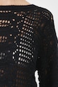 Sweter damski ażurowy kolor czarny RS25.SWD402 czarny