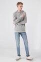 Sweter męski z kapturem melanżowy kolor beżowy RS25.SWM203 beżowy RS25