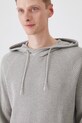 Sweter męski z kapturem melanżowy kolor beżowy beżowy RS25.SWM203