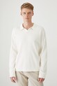 Sweter męski prążkowany kolor beżowy RS25.SWM204 beżowy RS25
