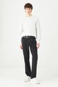 Sweter bawełniany męski z fakturą kolor szary RS25.SWM301 szary RS25