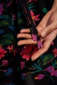 Narzutka plażowa damska z wiskozy wzorzysta kolor multicolor RS25.SYD700 multicolor