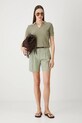 Medicine pantaloncini in lino RS25.SZD093 verde RS25