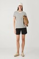 Medicine pantaloni scurti din in RS25.SZD093 negru RS25