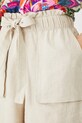 Medicine pantaloni scurti din in bej RS25.SZD0A4