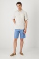 Medicine pantaloni scurti din in RS25.SZM072 albastru RS25