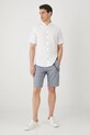 Medicine pantaloni scurti din in RS25.SZM072 albastru RS25