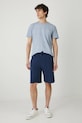 Šortky pánske melanžové tmavomodrá farba RS25.SZM080 tmavomodrá RS25