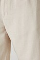 Medicine pantaloni scurți din amestec de in bej RS25.SZM081