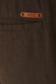 Medicine pantaloni scurți din amestec de in maro RS25.SZM081