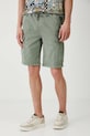 Szorty jeansowe męskie z kieszeniami cargo kolor zielony RS25.SZM924 zielony RS25