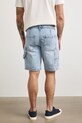 Džínové šortky pánské loose modrá barva RS25-SZMC40 modrá