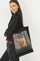 Bavlnená taška z kolekcie pre milovníkov mačiek čierna farba textilný čierna RS25.TCD350