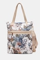 Torebka damska z funkcją plecaka wzorzysta kolor beżowy wzorzyste beżowy RS25.TOD605