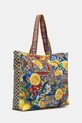Akcesoria Torebka bawełniana damska wzorzysta kolor multicolor RS25.TODB00 multicolor