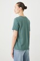 Odzież T-shirt bawełniany damski gładki interlock kolor zielony RS25.TSD030 zielony