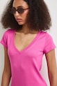 Тениска Medicine розов RS25-TSD091
