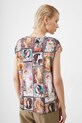 Bavlnené tričko dámske z kolekcie Eviva L'arte viac farieb viacfarebná RS25.TSD251