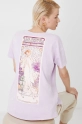 Medicine tricou din bumbac RS25.TSD257 violet RS25