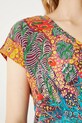 T-shirt bawełniany damski z elastanem by Patryk Chwastek, Grafika Polska kolor multicolor RS25.TSD454