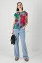 Odzież T-shirt bawełniany damski by Justyna Stoszek – Forest Forever, Sense of Values kolor multicolor RS25.TSD650 multicolor