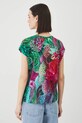 T-shirt bawełniany damski by Justyna Stoszek – Forest Forever, Sense of Values kolor multicolor multicolor RS25.TSD650