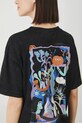 T-shirt bawełniany damski by Barbora Idesová, Sense of Values kolor czarny RS25.TSD657