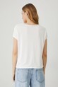 Odzież T-shirt damski gładki z modalem kolor beżowy RS25.TSD703 beżowy