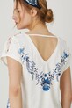 Medicine t-shirt bawełniany RS25.TSD710 beżowy
