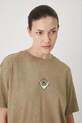 Medicine t-shirt in cotone verde RS25.TSD807